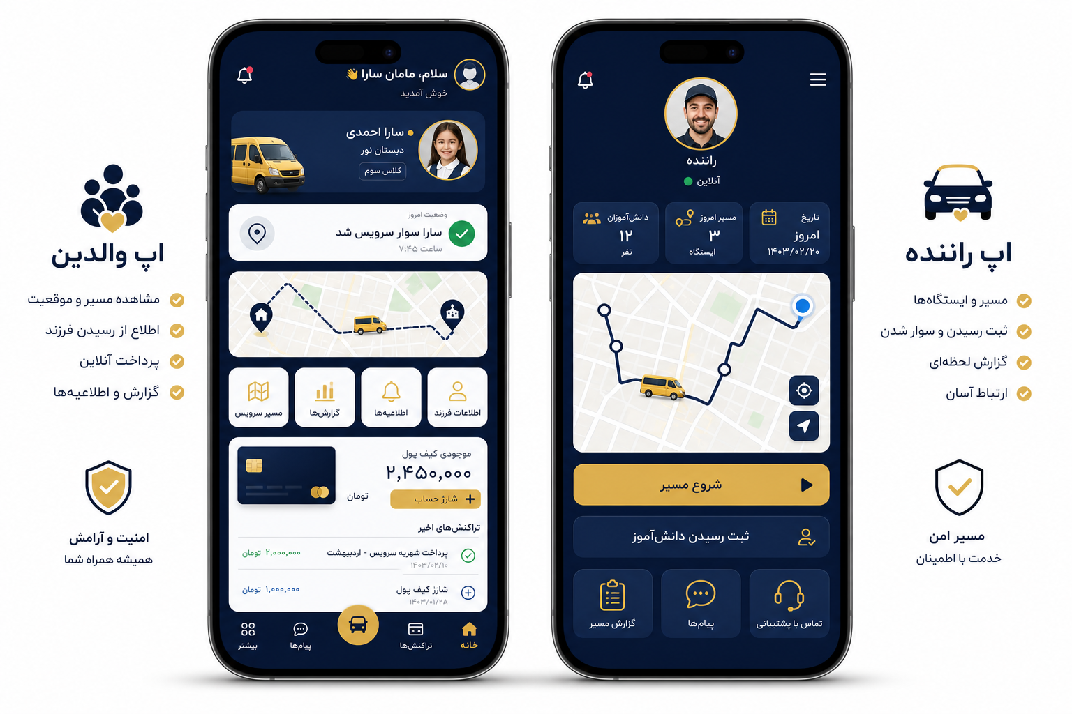 اپلیکیشن‌های هم‌مسیر